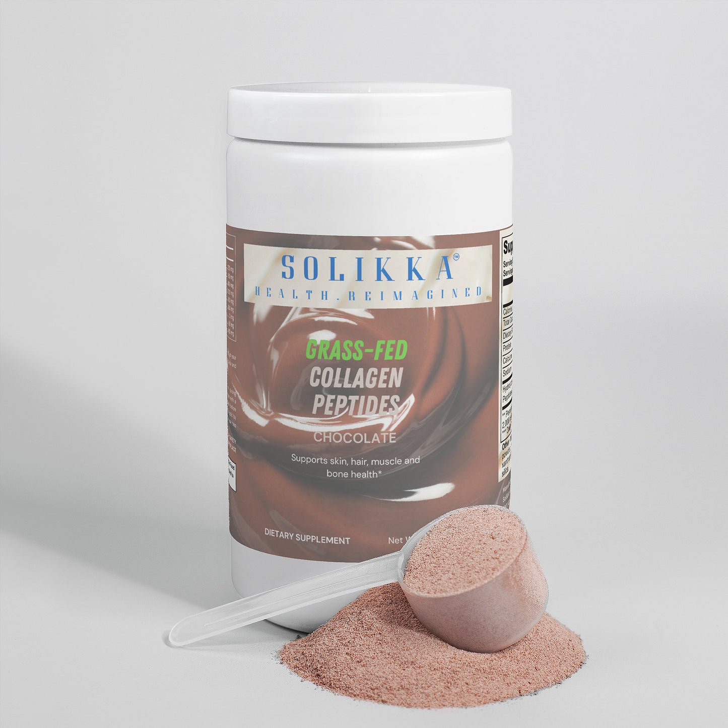 Grass-Fed Collagen Peptides Powder (Chocolate)