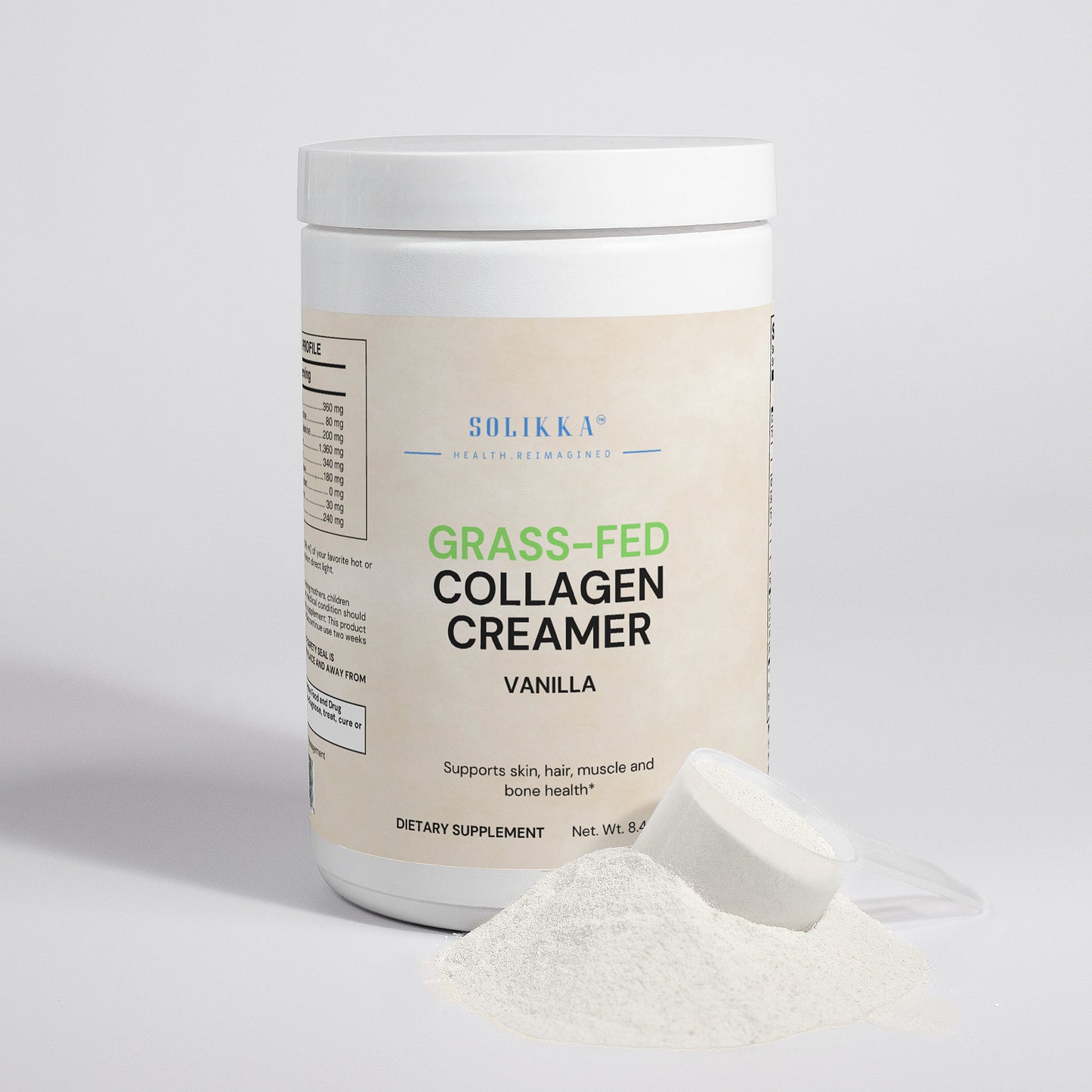 Grass-Fed Collagen Creamer (Vanilla)