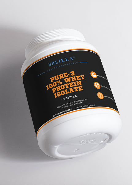 Pure-3 100% Whey Protein Isolate (Vanilla)