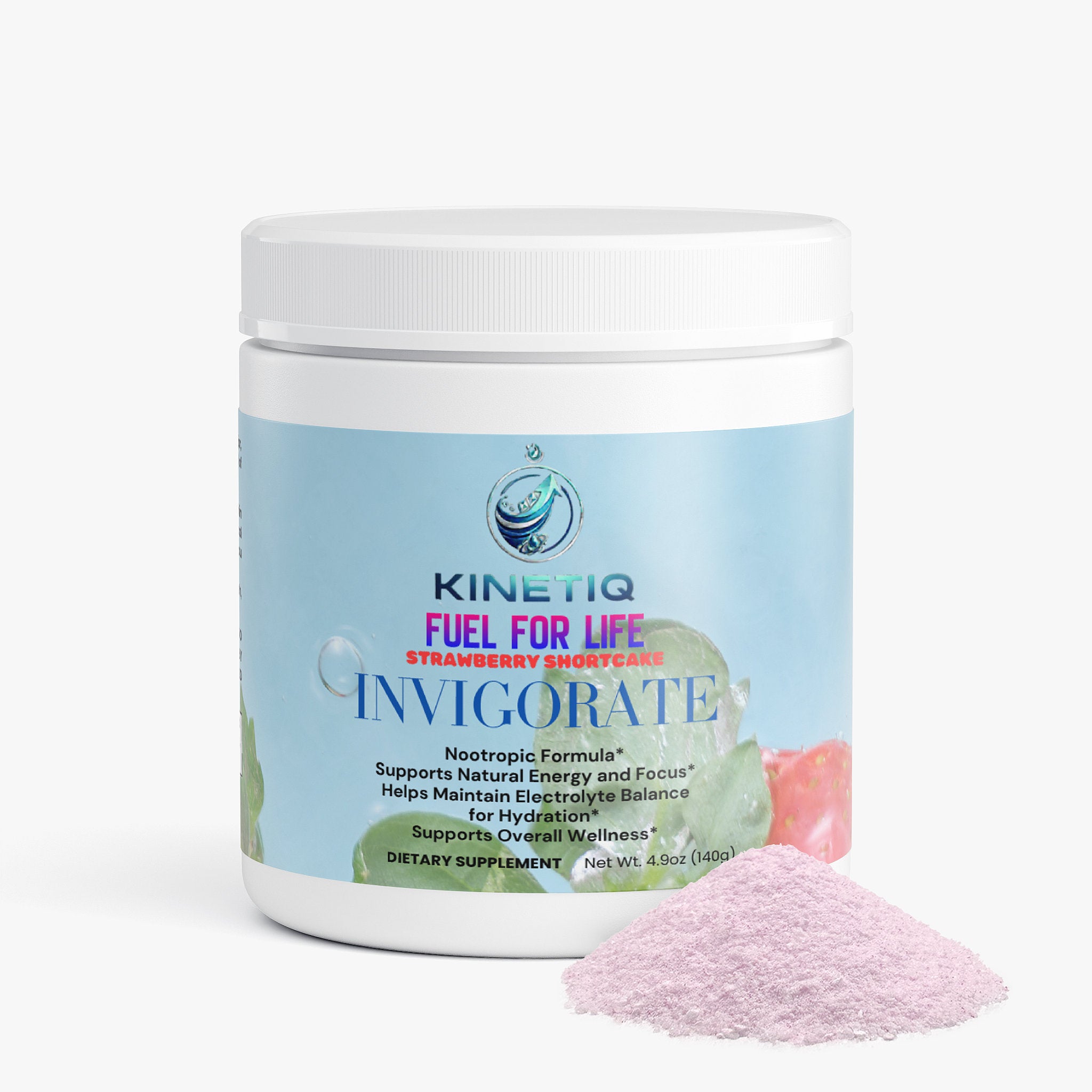 Invigorate Nootropic Hydration (Strawberry Shortcake)