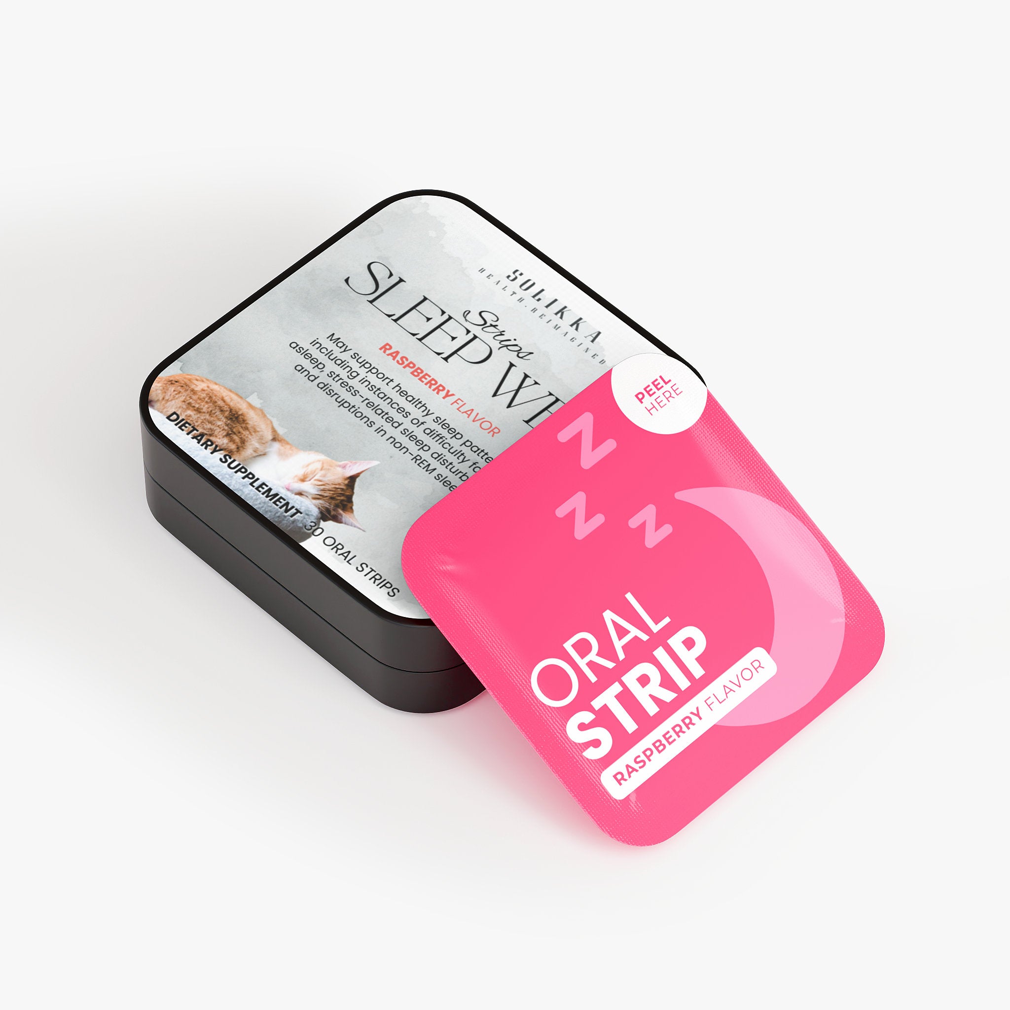 Sleep Well Strips Raspberry Flavor 30 Oral Strips
