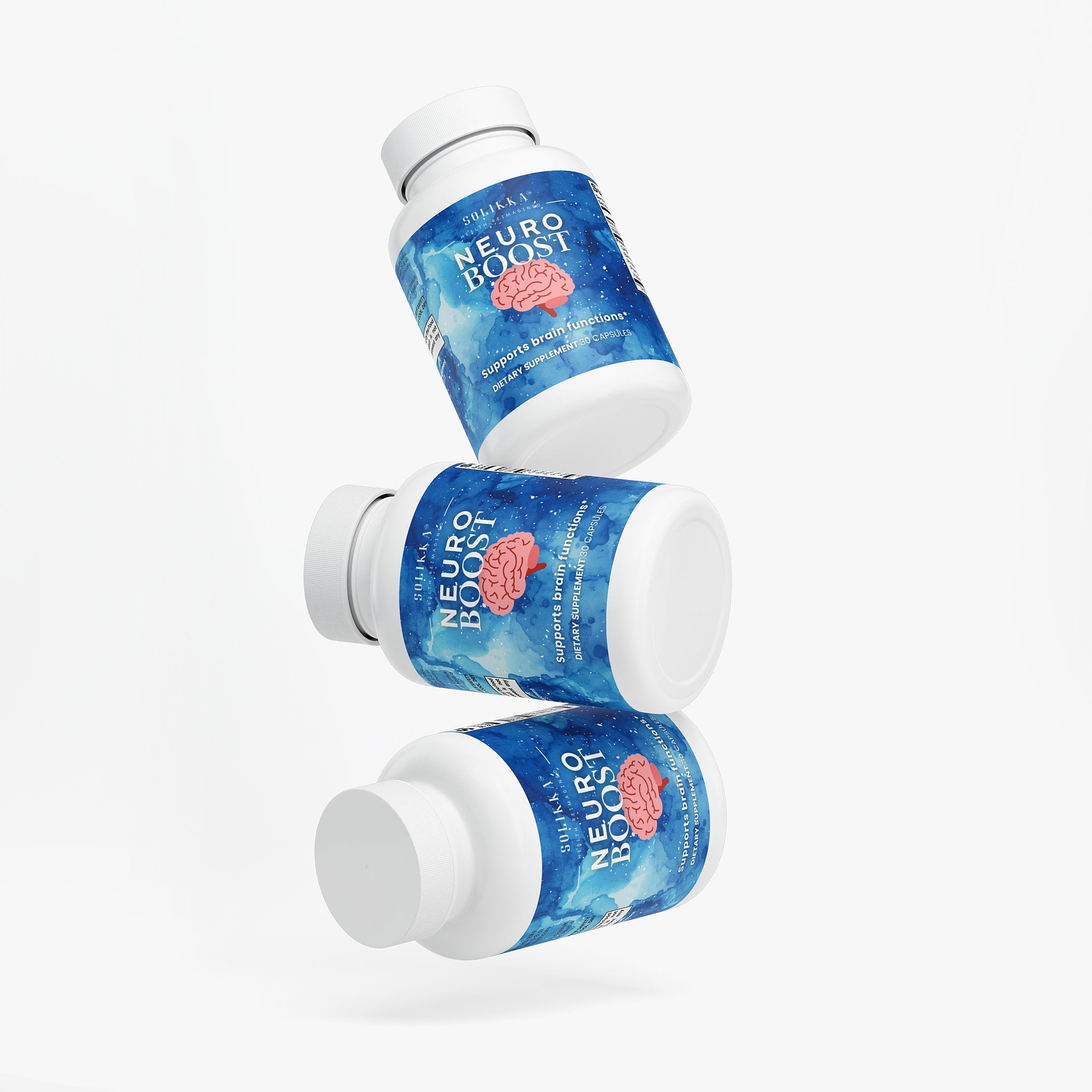 Cognitive Support Nootropic For Focus And Mental Clarity With Niacin B6 GABA L Tyrosine Bacopa Monnieri And Huperzine A