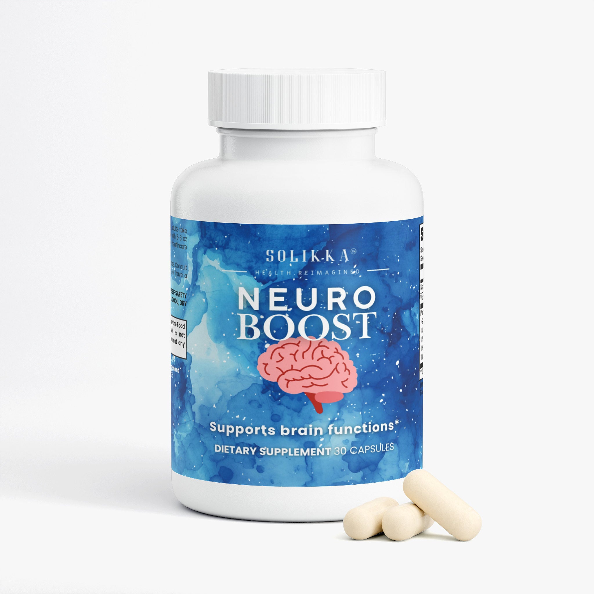 Cognitive Support Nootropic For Focus And Mental Clarity With Niacin B6 GABA L Tyrosine Bacopa Monnieri And Huperzine A