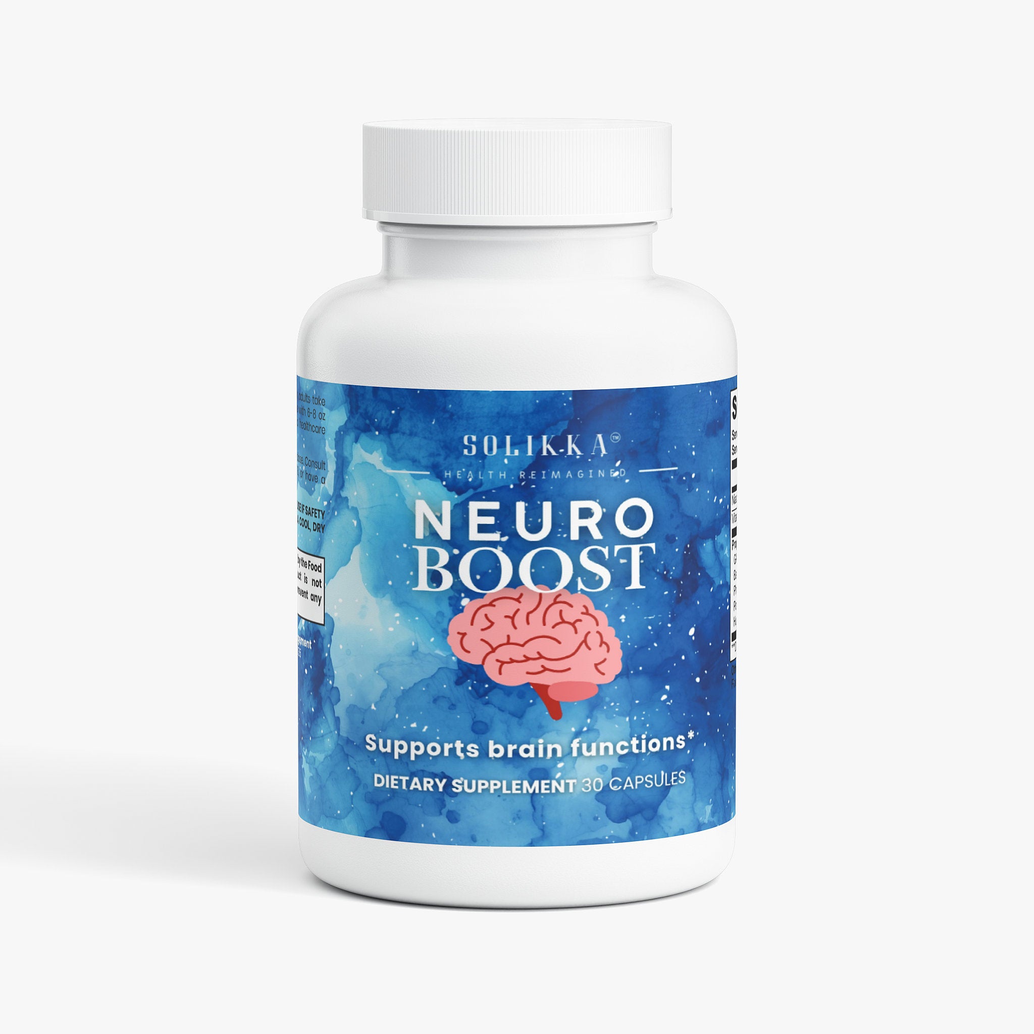 Cognitive Support Nootropic For Focus And Mental Clarity With Niacin B6 GABA L Tyrosine Bacopa Monnieri And Huperzine A