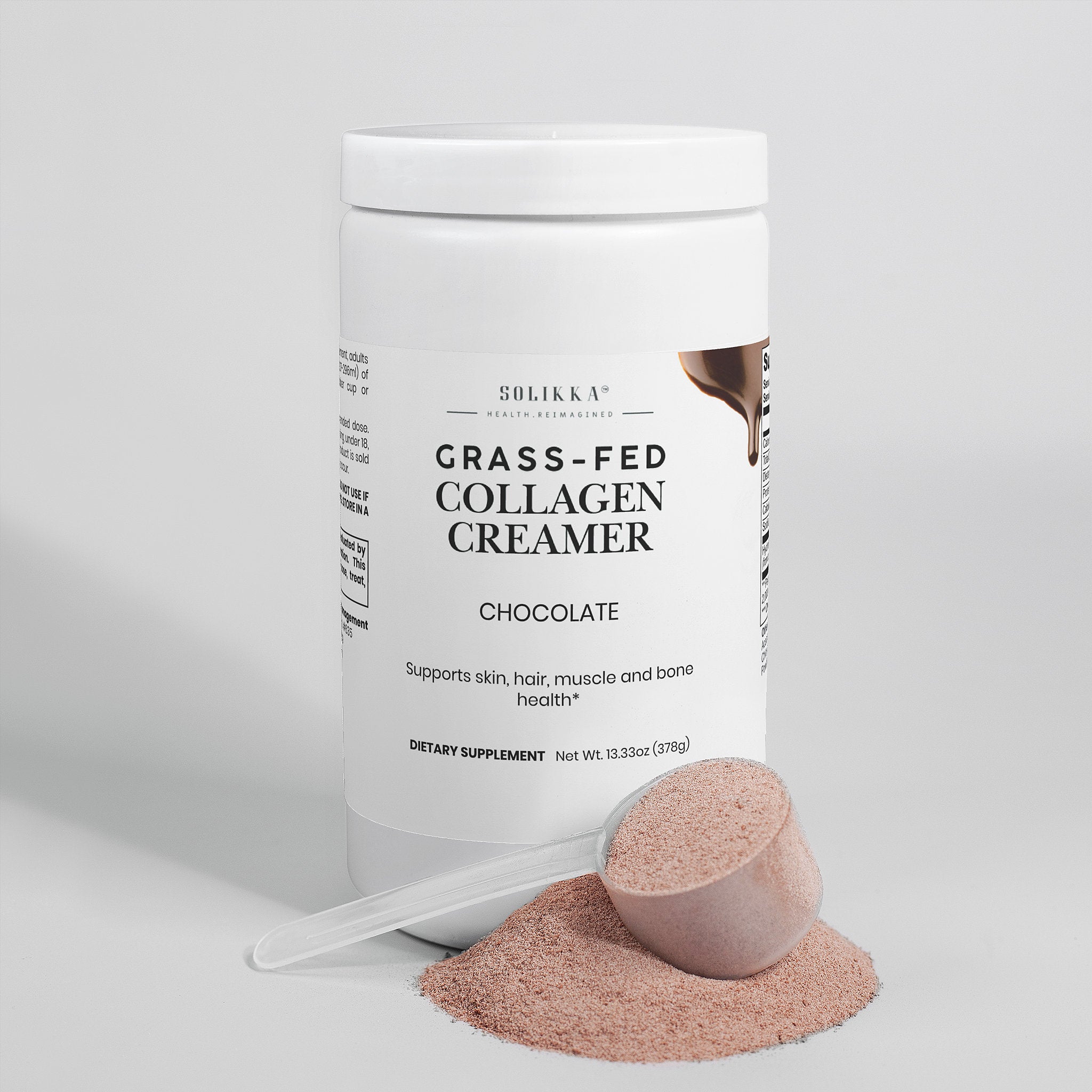 Grass-Fed Collagen Peptides Powder (Chocolate) 13.33 oz