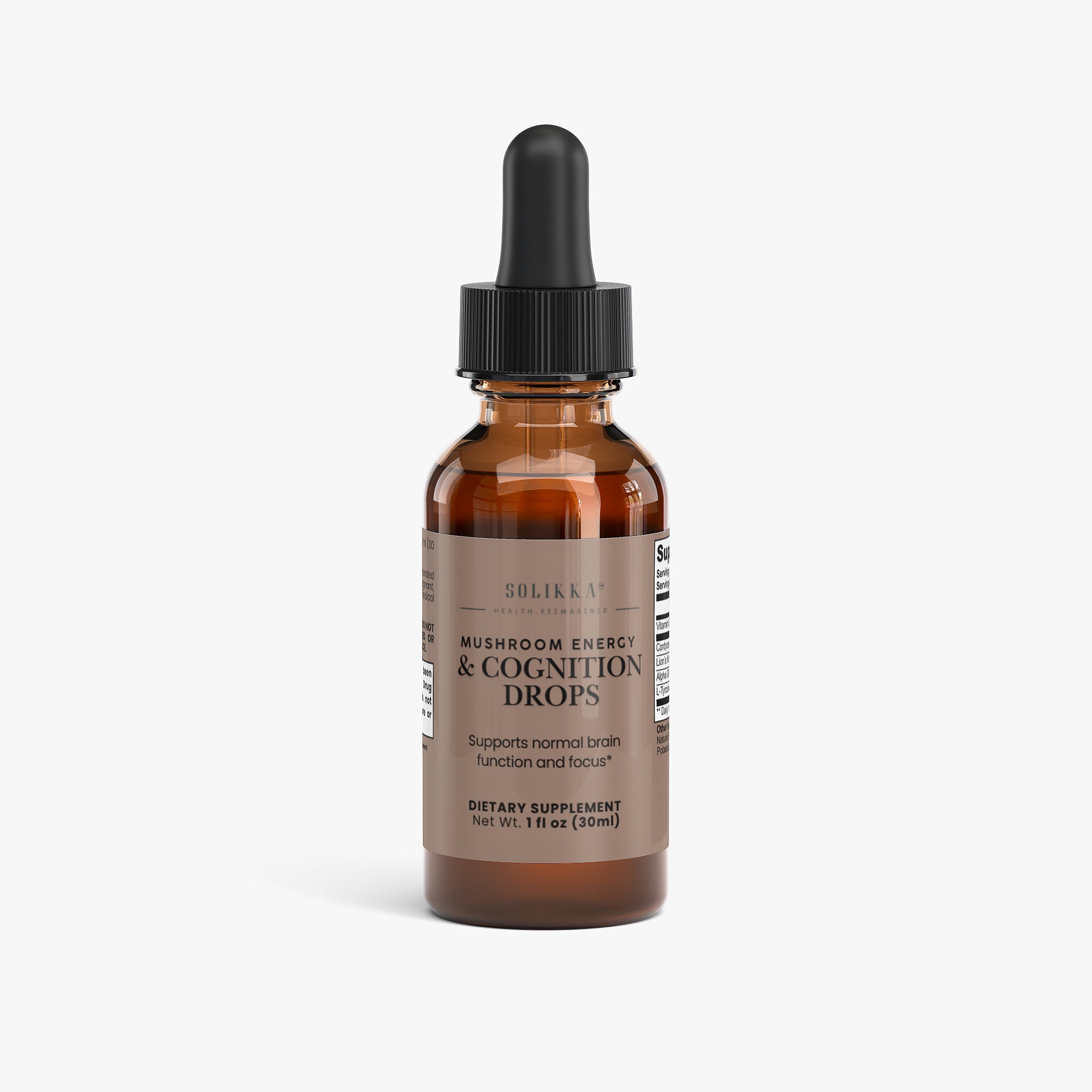 Mushroom Energy & Cognition Drops 1 Fl OZ
