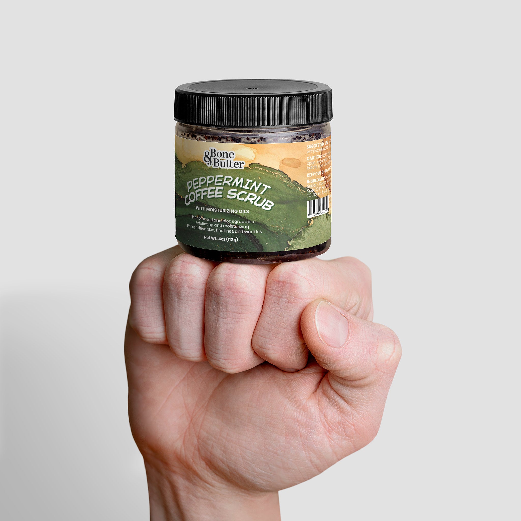 Peppermint Coffee Scrub 4 oz