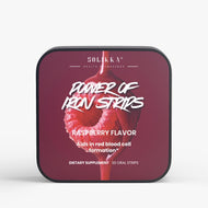 Power of Iron Raspberry Flavor 30 Oral Strips