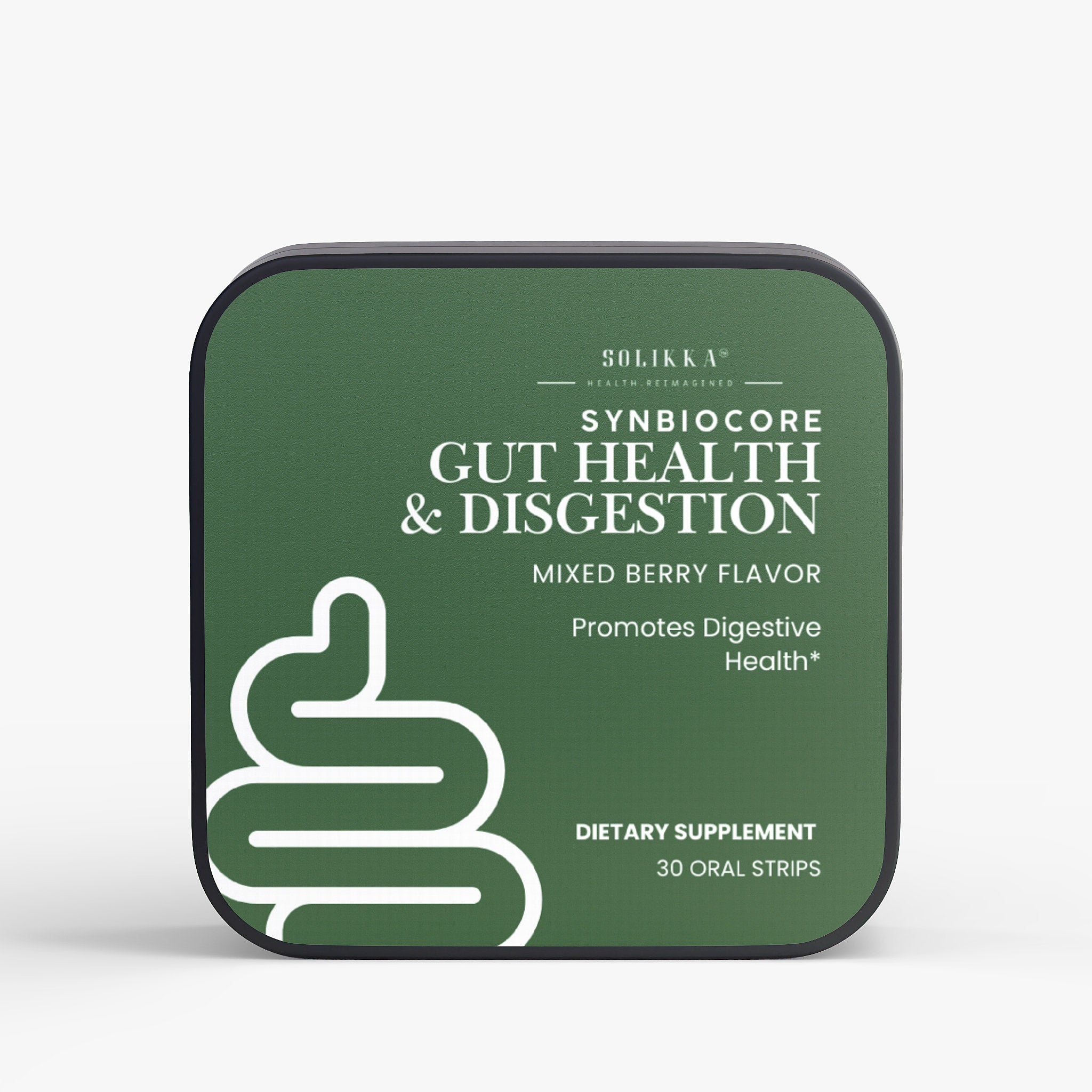 SybioCore Digestion Gut Health Mixed Berry Flavor 30 Oral Strips