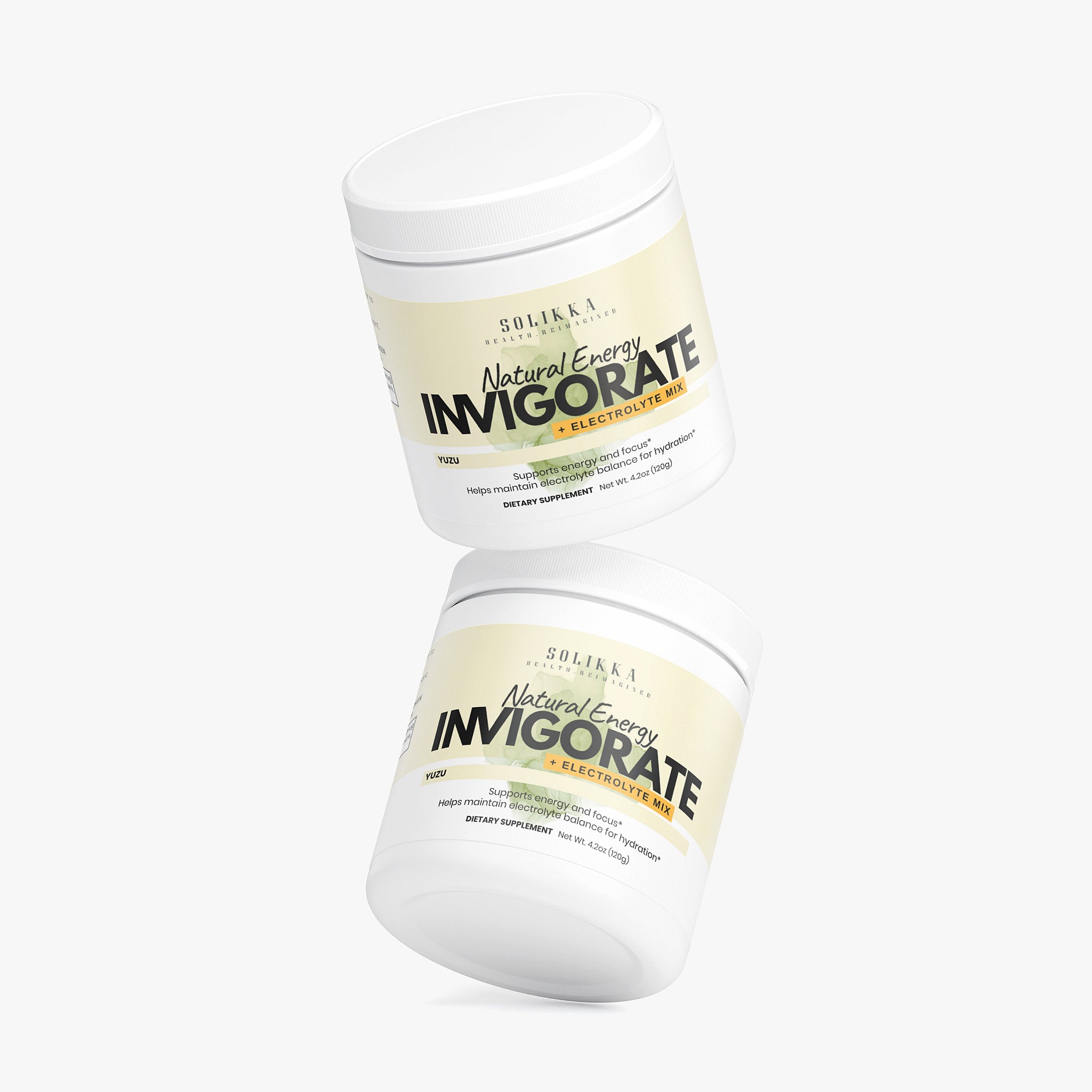 Invigorate Natural Energy + Electrolyte Mix Yuzu 4.9 Oz