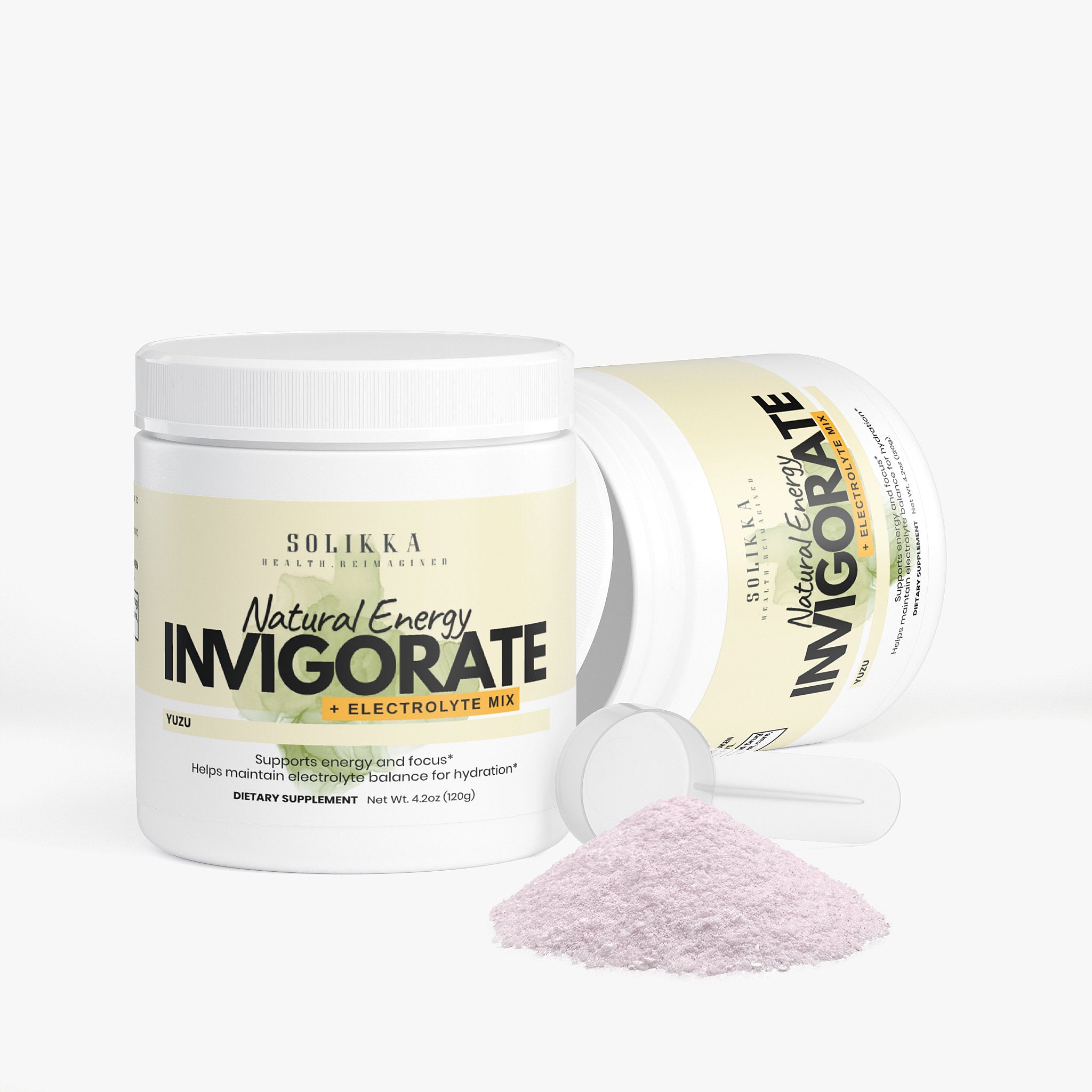 Invigorate Natural Energy + Electrolyte Mix Yuzu 4.9 Oz