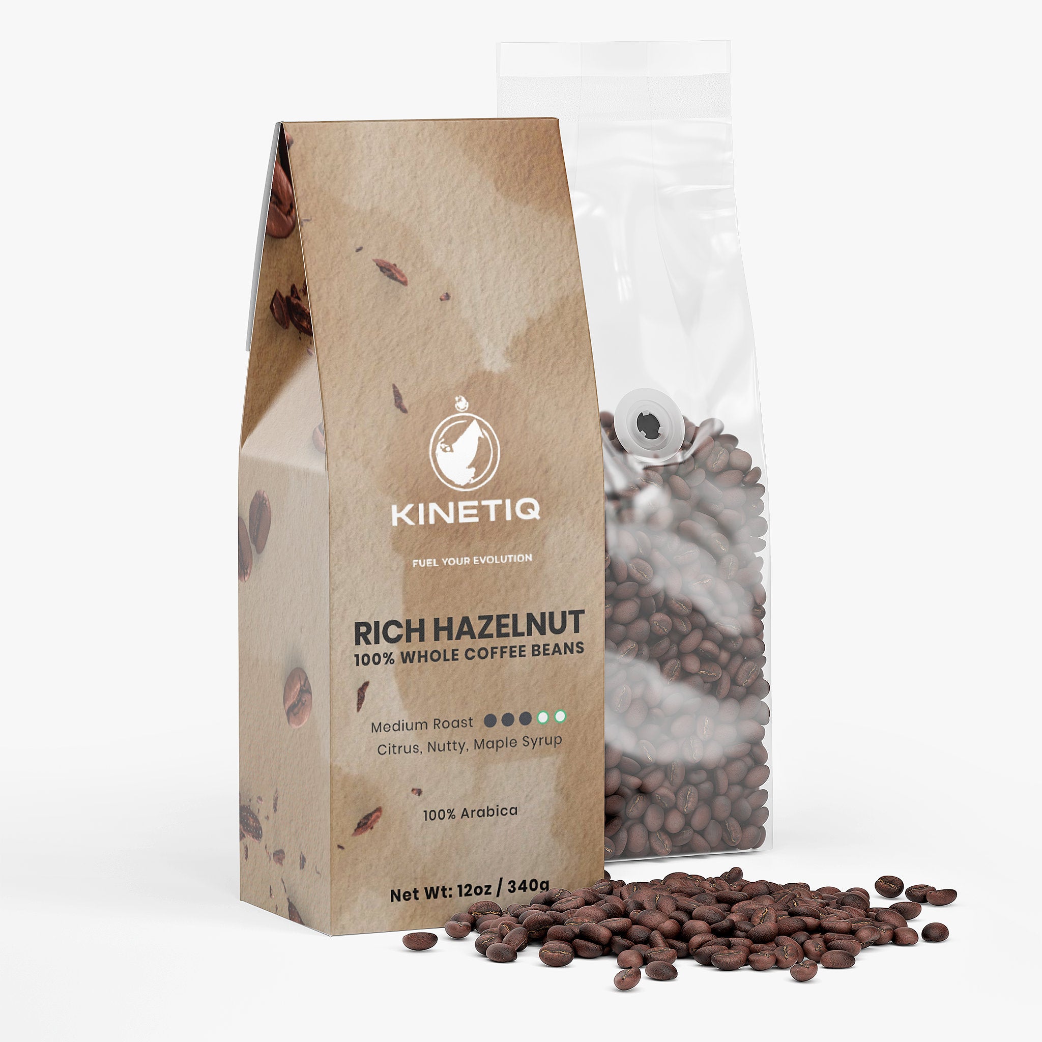 Rich Hazelnut Coffee (Medium Roast) 12 Oz