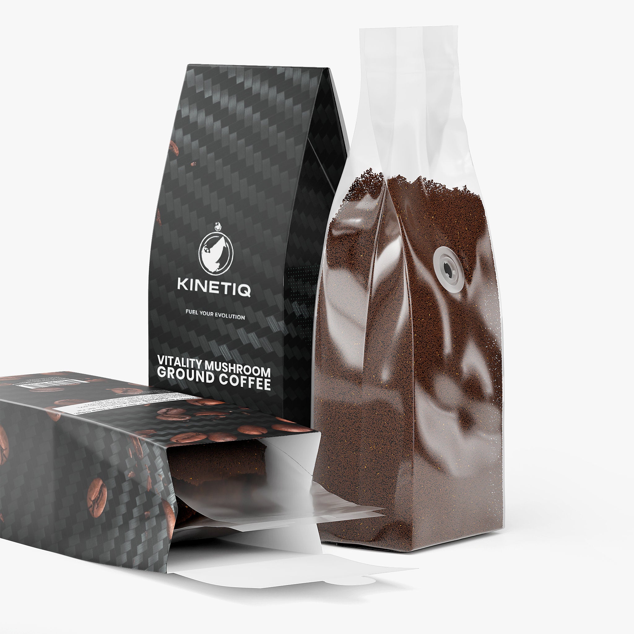 Vitality Mushroom Coffee (Medium Roast) 12 Oz