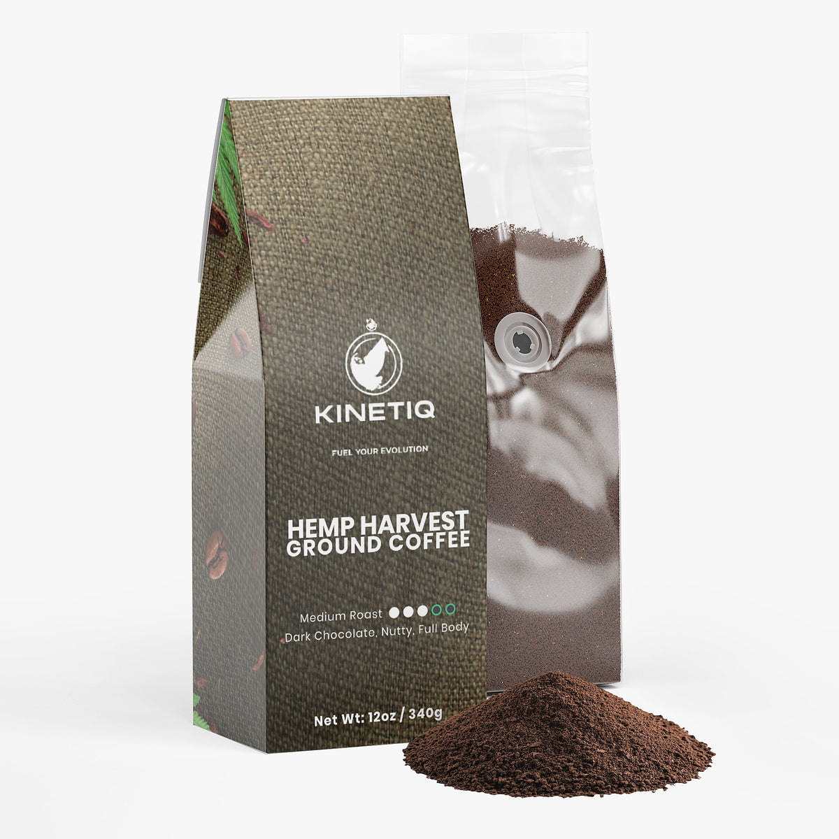 Hemp Harvest Coffee (Medium Roast) 12 Oz