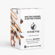 Molten Caramel Coffee Pods (Dark Roast) 12 Pods 4.7 Oz