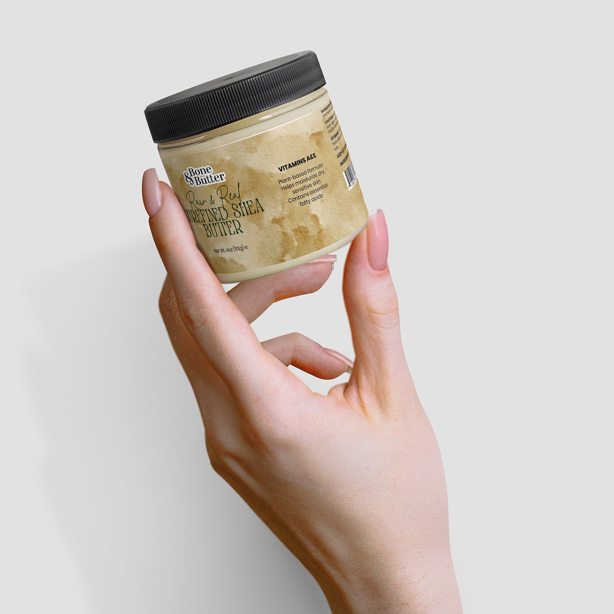 Bone & Butter Raw Shea Butter 4 Oz