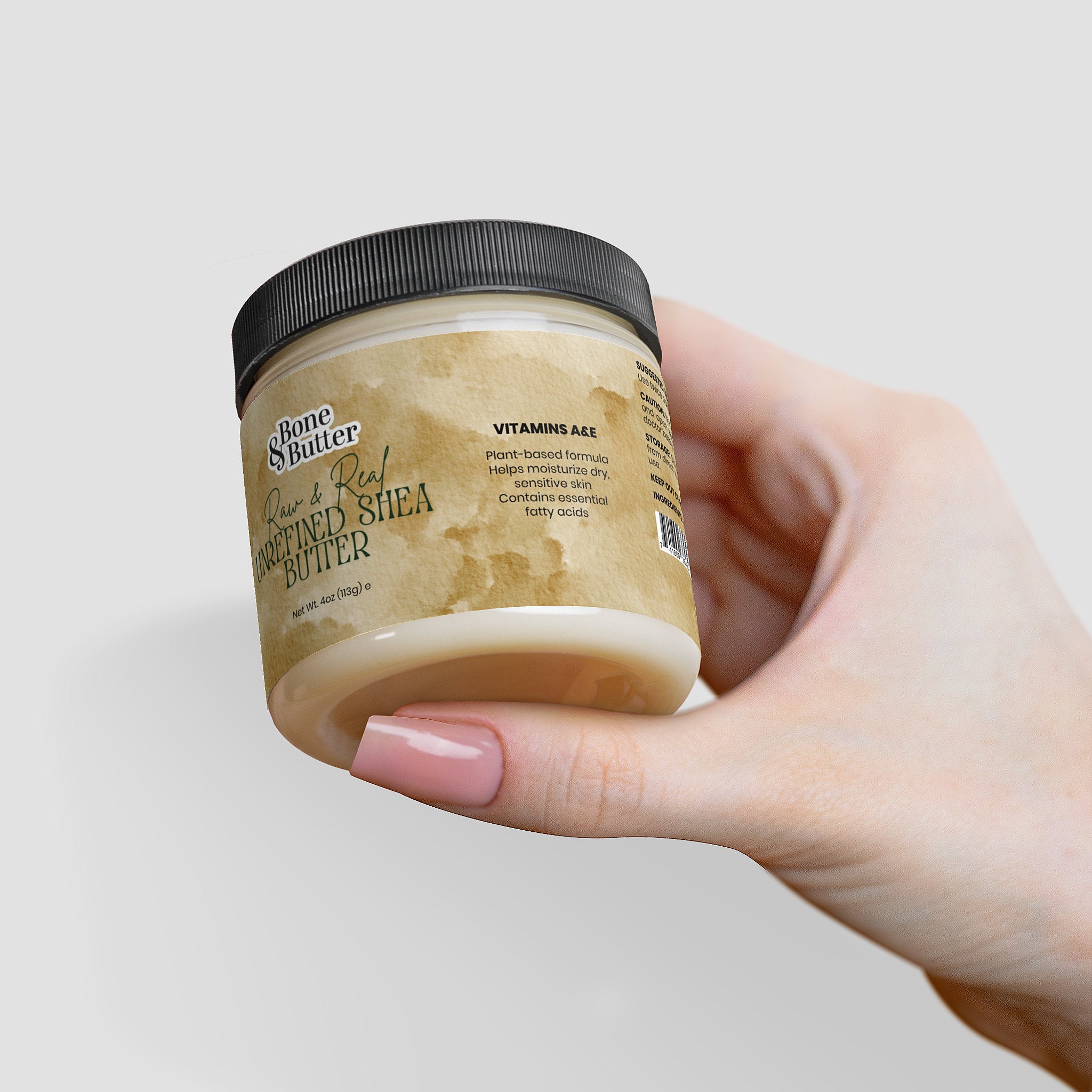 Bone & Butter Raw Shea Butter 4 Oz