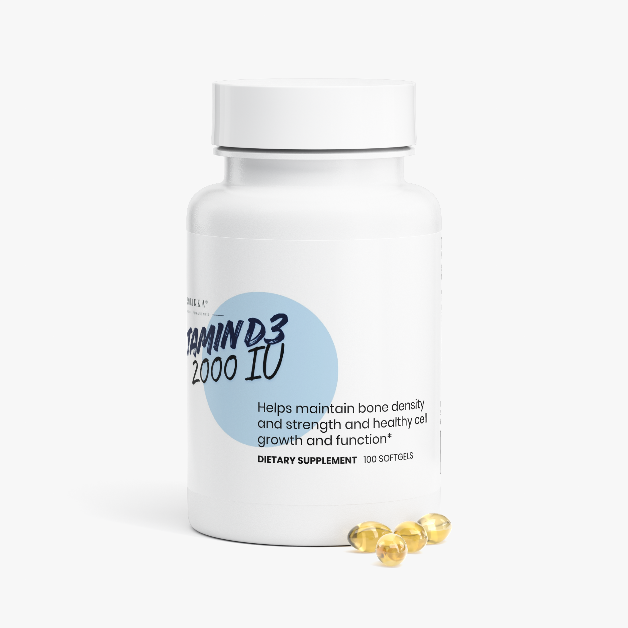 Vitamin D3 2,000 IU 100 Soft gels