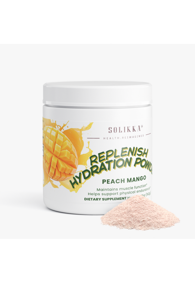 Replenish Electrolyte Mix Peach Mango 5.7 Oz