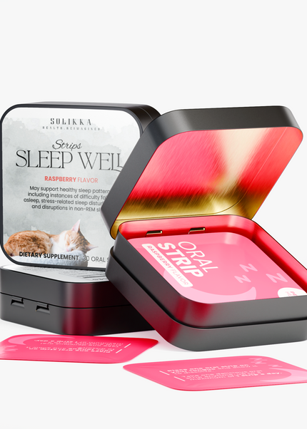 Sleep Well 30 Oral Strips (Raspberry Flavor)