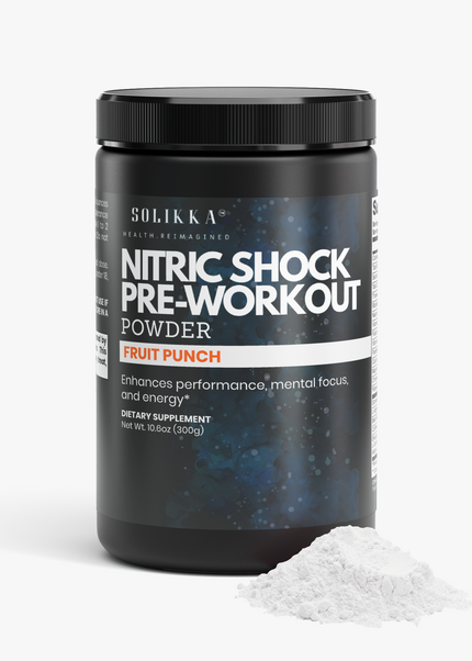Nitric Shock Pre-Workout Powder (Fruit Punch) 10.6 Oz