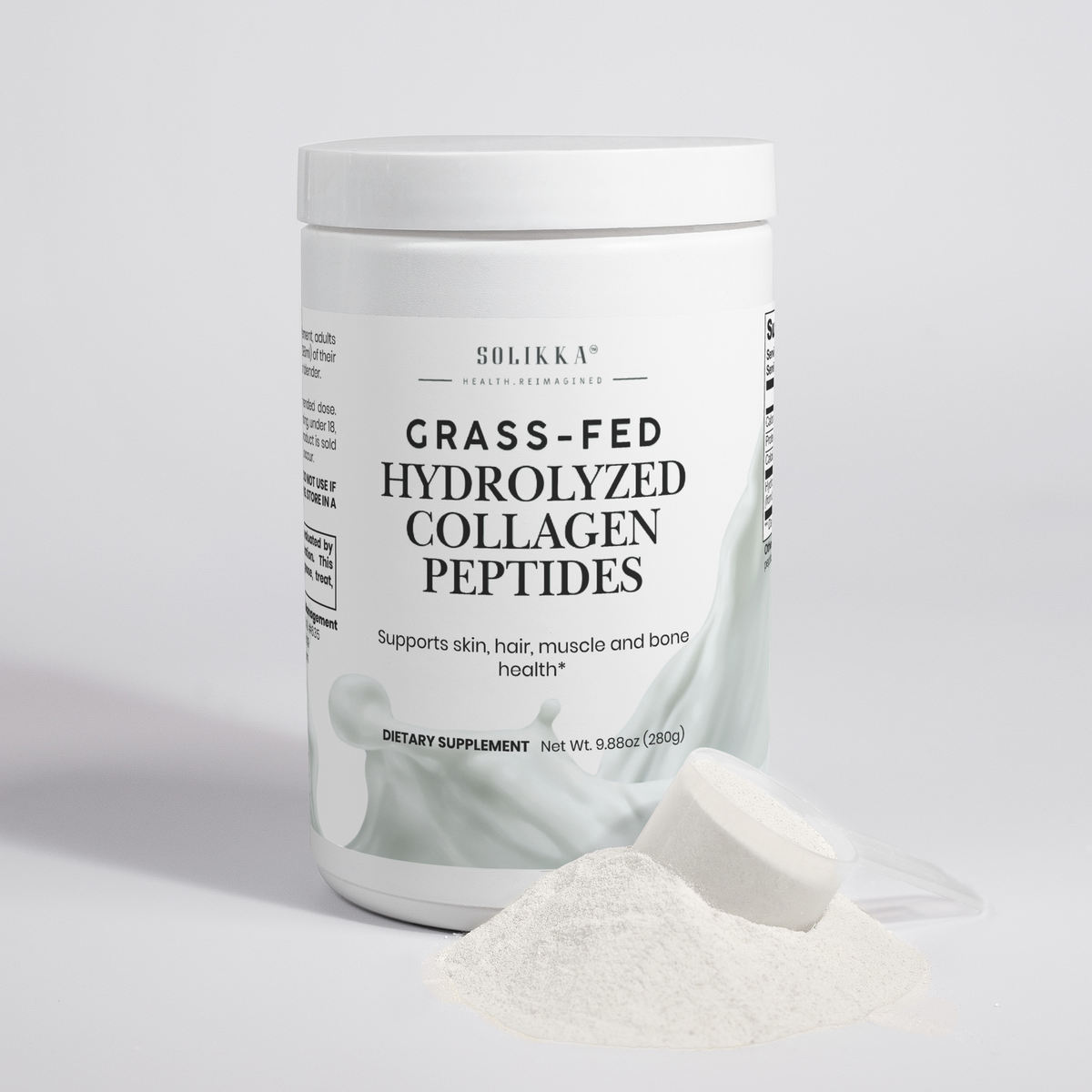 Grass-Fed Hydrolyzed Collagen Peptides 9.88 oz