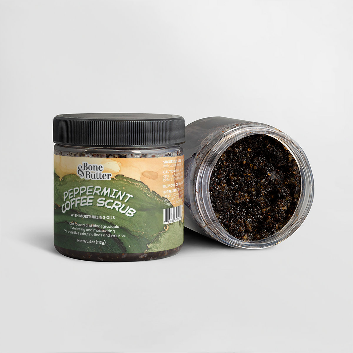 Peppermint Coffee Scrub 4 oz