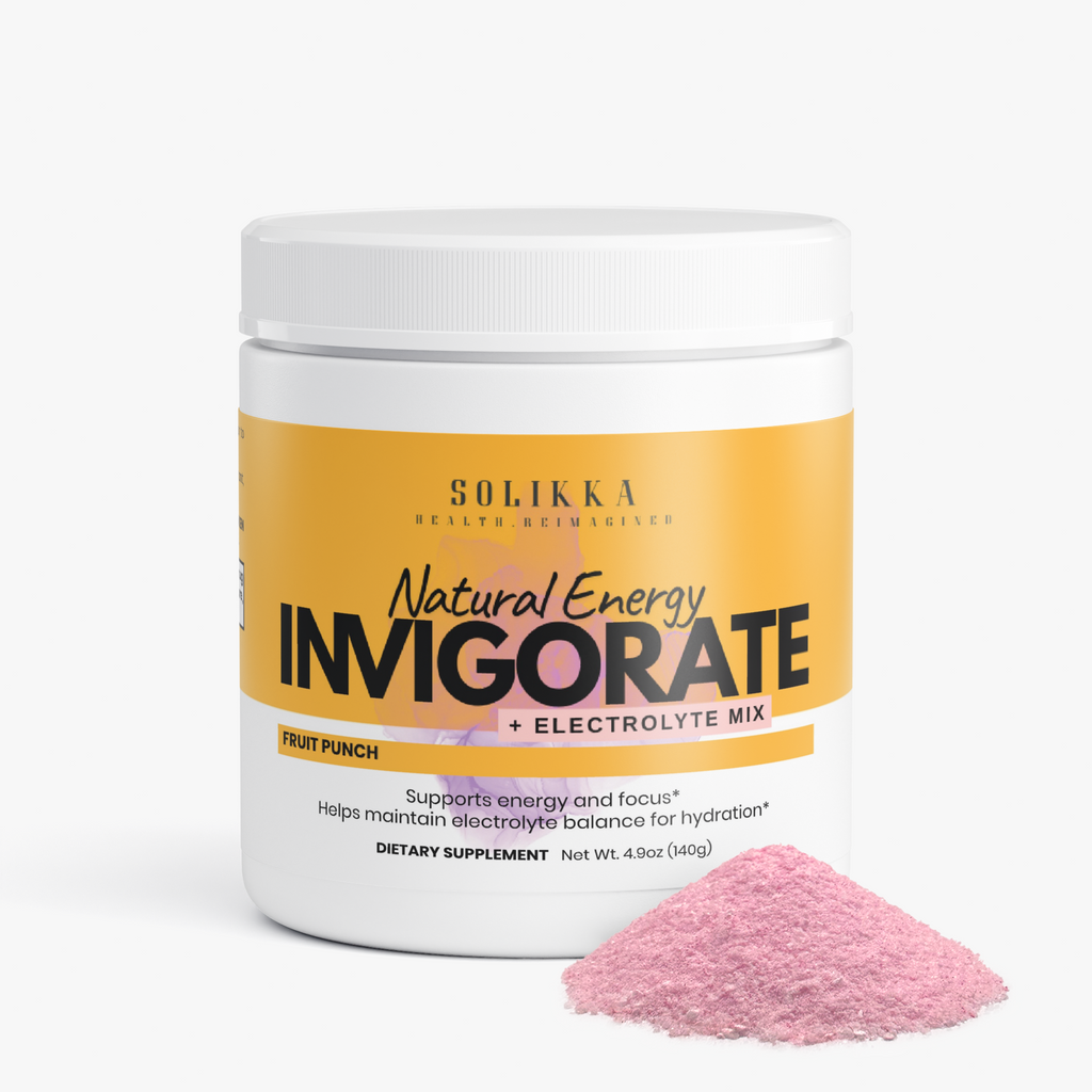 Invigorate Natural Energy + Electrolyte Mix Fruit Punch 4.9 Oz – image 2