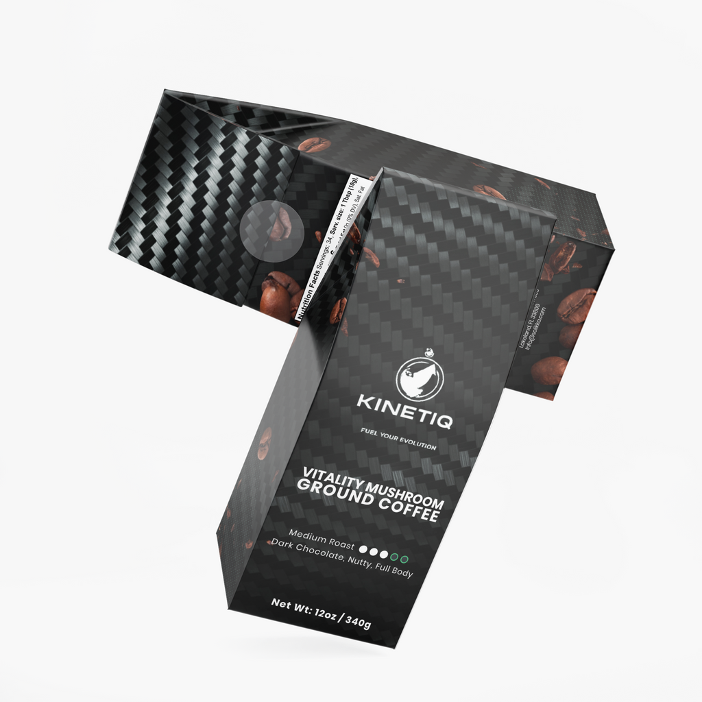 Vitality Mushroom Coffee (Medium Roast) 12 Oz
