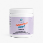 Focus Electrolyte & Brain Support Mix (Sour Grape) 5.3 Oz by Solikka
