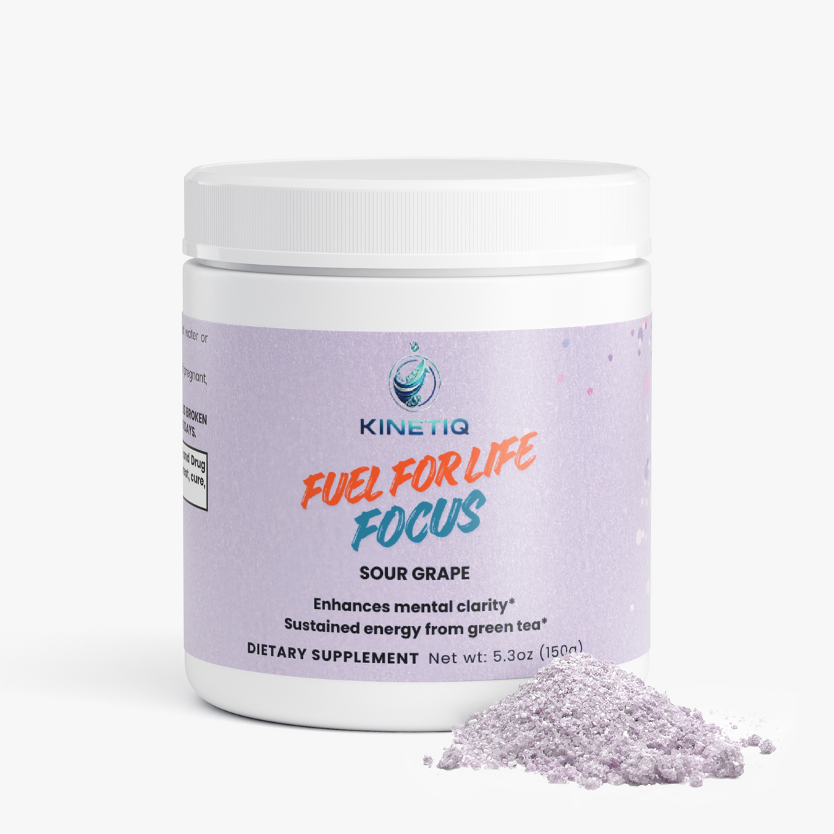 Focus Electrolyte & Brain Support Mix (Sour Grape) 5.3 Oz – image 2