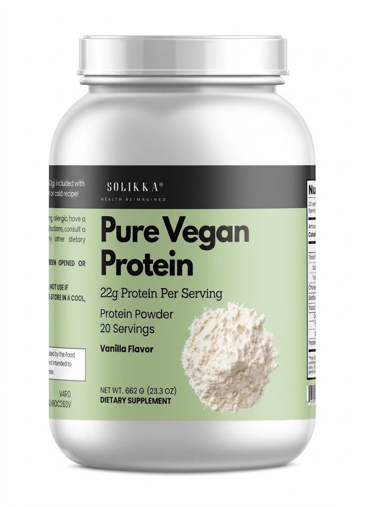 Pure Vegan Protein – Vanilla Flavor (662g)