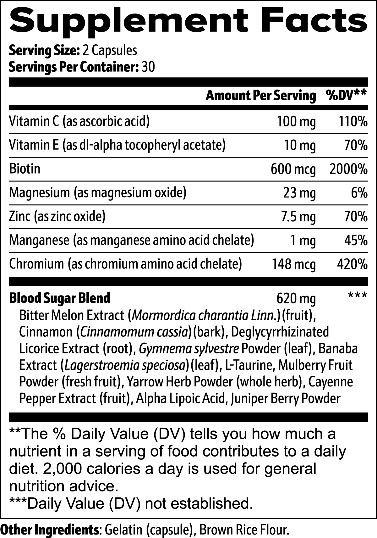 GlucoSync Normal Blood Sugar Support 60 Ct