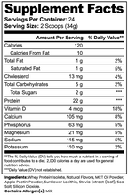 Advanced 100% Whey Protein Isolate (Vanilla) 29.6 Oz
