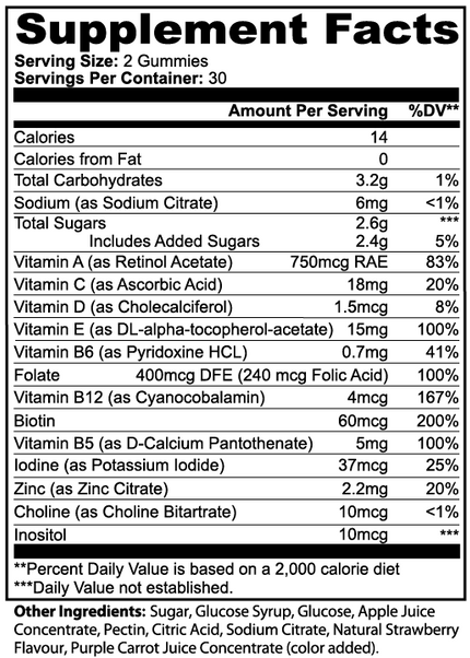 Multivitamin Bear Gummies (Adult)