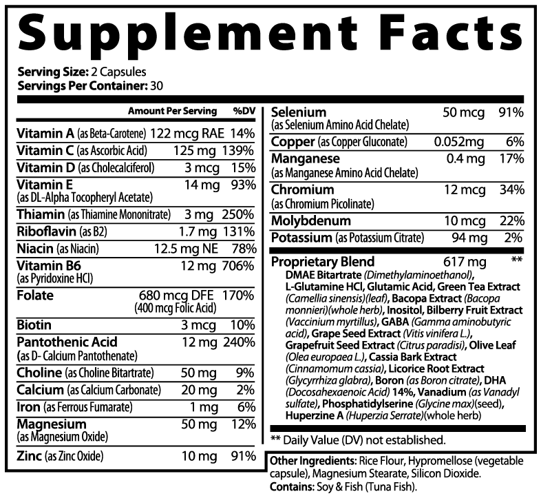 Focus Nootropic (Brain Health)*