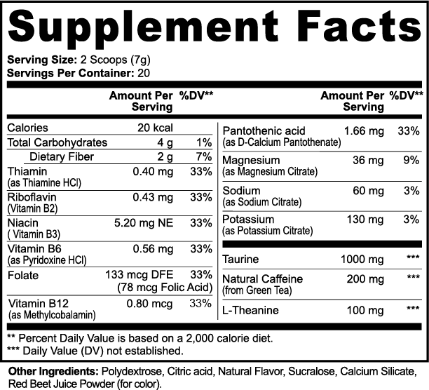 Invigorate Nootropic Hydration (Strawberry Shortcake)