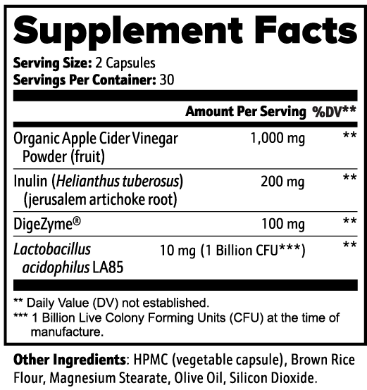 Gut Health Capsules 60 Ct