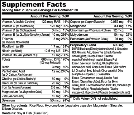 Neuro Boost Plus Brain & Focus Formula 60 Ct