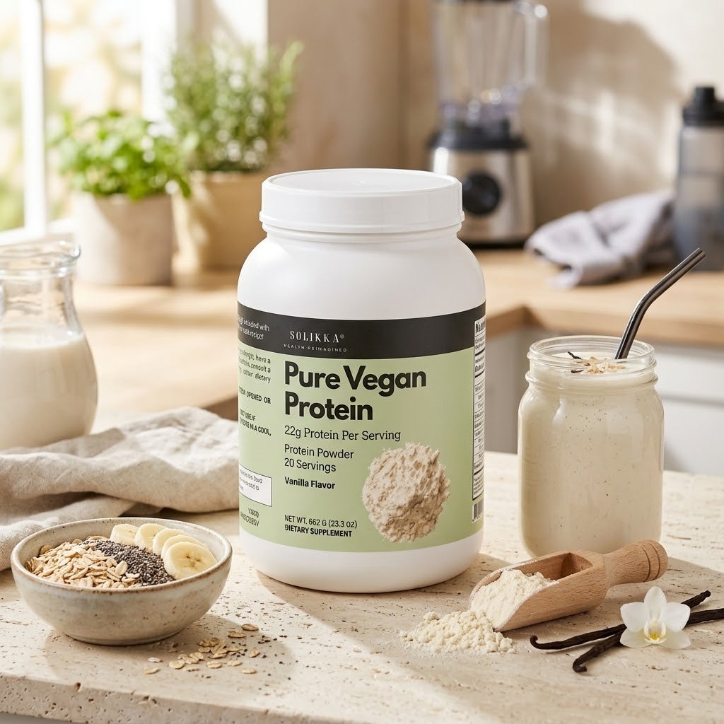 Pure Vegan Protein – Vanilla Flavor (662g)