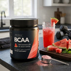BCAA Powder – 2:1:1 Ratio with L-Glutamine, Watermelon (45 Servings)