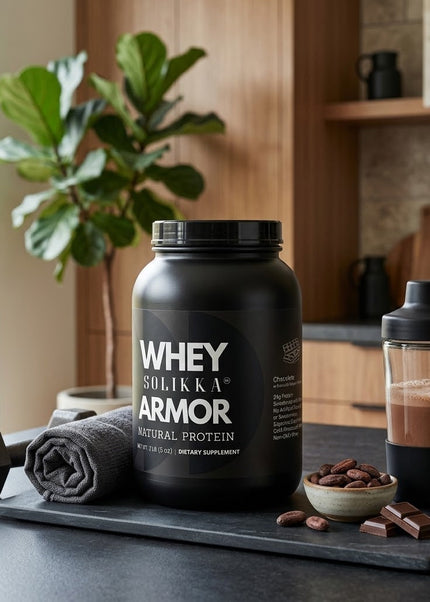 2lb Whey Armor Natural Protein Chocolate w/Stevia & Natural Flavor Non-GMO