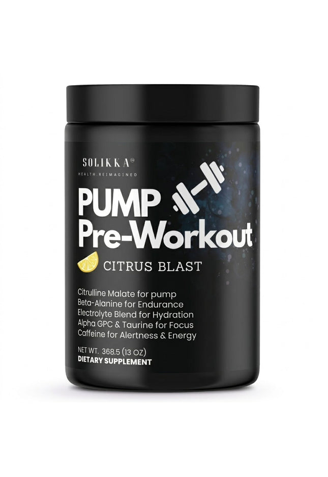 Pump Pre-Workout Citrus Blast 312g w/ Natural Flavor