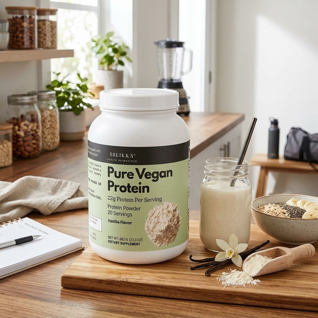 Pure Vegan Protein – Vanilla Flavor (662g)