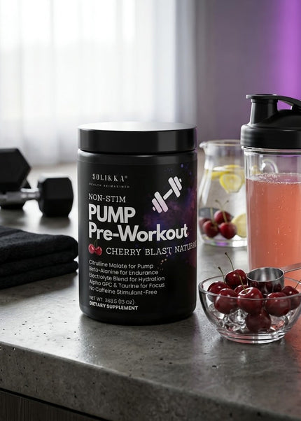 Pump Non-Stim Pre-Workout Cherry Blast 312g w/ Natural Flavor