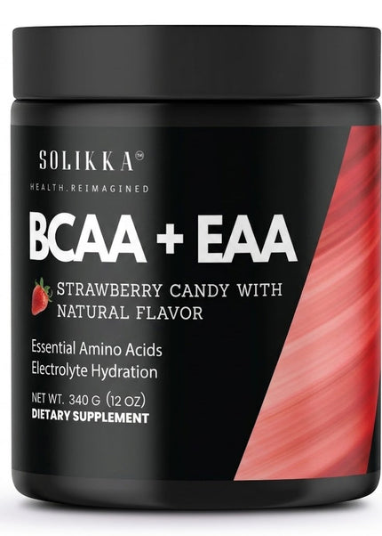BCAA + EAA Strawberry Candy 300g w/Natural Flavor