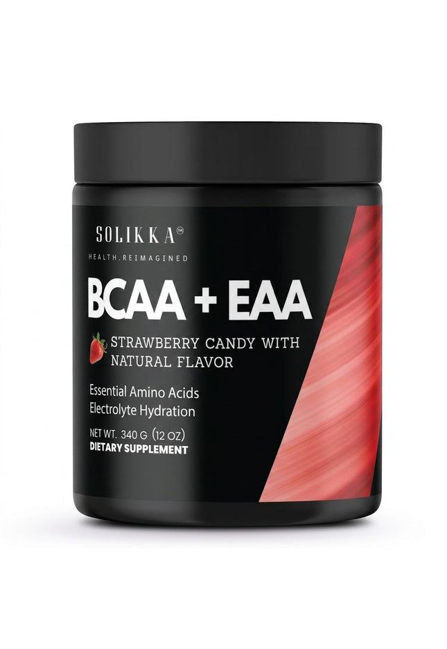 BCAA + EAA Strawberry Candy 300g w/Natural Flavor