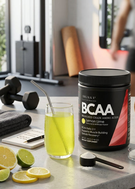 BCAA Lemon Lime 325g –with Glutamine 50 servings