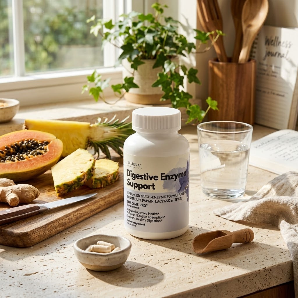 Digestive Enzyme Support – Advanced Multi-Enzyme Formula (60 Capsules)