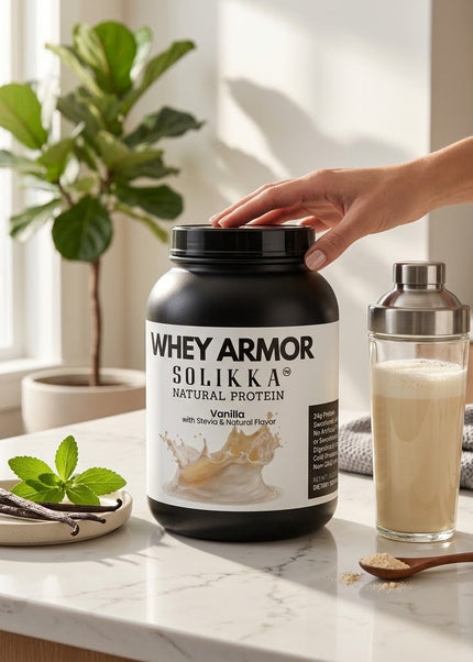 2lb Whey Armor Natural Protein Vanilla w/Stevia & Natural Flavor Non-GMO